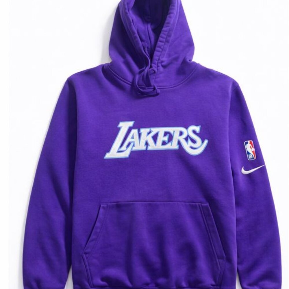 Nike Los Angeles Lakers NBA Hoodie Purple Large